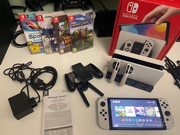 🎮 NINTENDO SWITCH OLED + CONTROLLER + GIOCHI 🎮