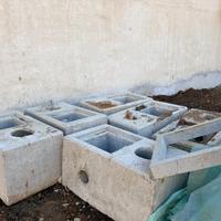 plinti porta palo in cemento armato