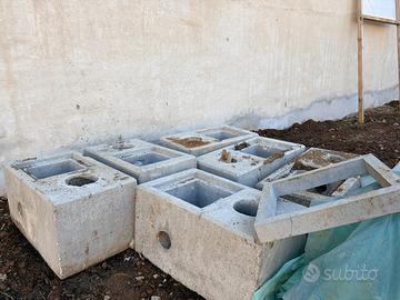 plinti porta palo in cemento armato