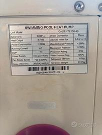 Pompa di calore piscina