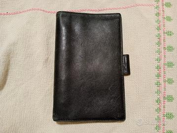 Porta agenda/appunti Filofax pelle nera