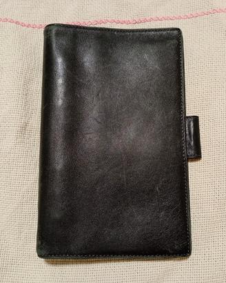 Porta agenda/appunti Filofax pelle nera
