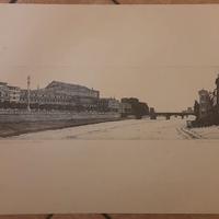 Incisione Ettore Mossini Ponte Bottego Parma