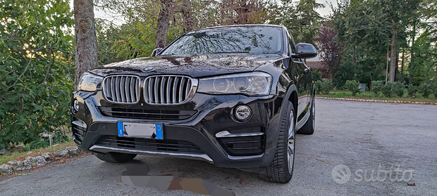 BMW x4 XDrive 20d xline 190cv pelle tettino nera