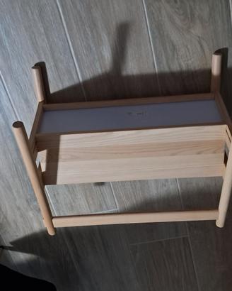 espositore libri ikea flisat per bambini 
