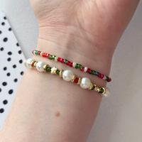 Set Braccialetti Natalizi Fatti a Mano