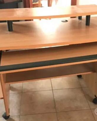 Postazioni PC-PortaTV s Stereo-Cassettiera e Vario
