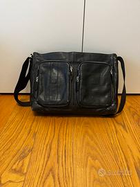 Borsa Piquadro a spalla/tracolla in cuoio