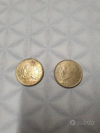 moneta n 2 200 lire 1980 anno