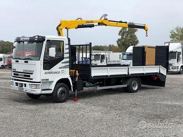 Iveco EuroCargo 100E18 Gru Pianale con Rampe