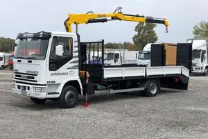 Iveco EuroCargo 100E18 Gru Pianale con Rampe