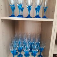 servizio di bicchieri. 