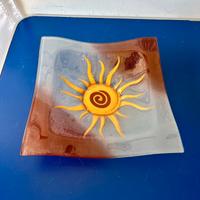 Centrotavola Sole in Vetro Decorativo