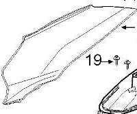 Fianco DX Peugeot Belville 125 grigio