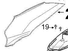 Fianco DX Peugeot Belville 125 grigio