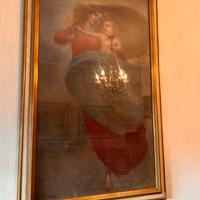 Quadro Jemoli maternità antico sacro madonna