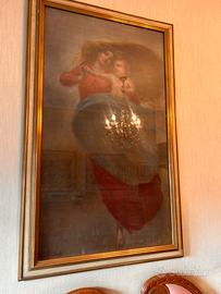Quadro Jemoli maternità antico sacro madonna