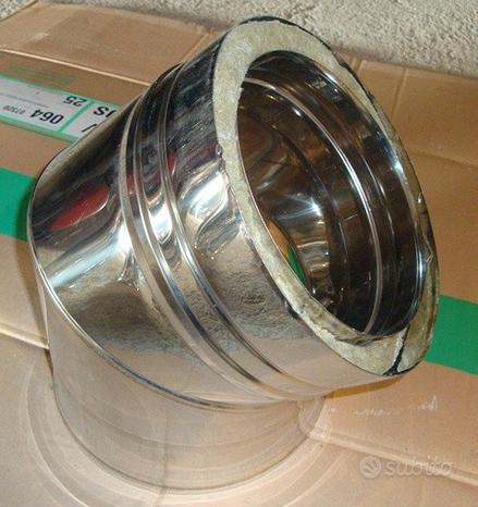 Rosone Canna Fumaria In Acciaio Inox Per Stufe E Caldaie - Diametro 120 Mm