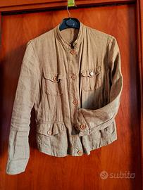 Giacca MaxMara Weekend lino safari utility vintage