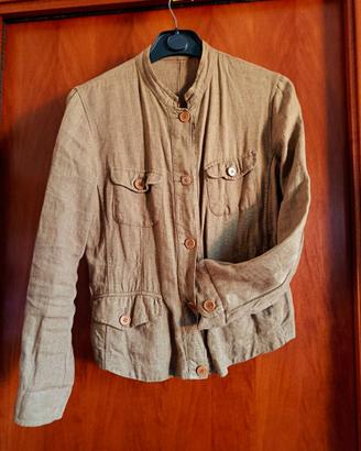 Giacca MaxMara Weekend lino safari utility vintage