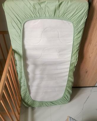 lettino per neonati con materasso 