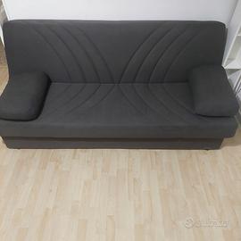Divano letto contenitore max   3 posti antracite 