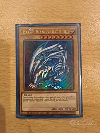 Yu gi oh carta drago bianco occhi blu vintage