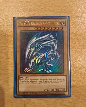 Yu gi oh carta drago bianco occhi blu vintage