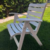 Sedie da esterno con cuscini