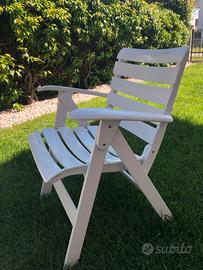 Sedie da esterno con cuscini