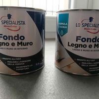 2 tolle Vernice fondo legno bianca