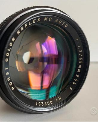 Porst Color Reflex MC Auto 55mm f1,2 *luminoso*✅