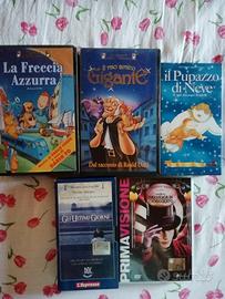 vhs e dvd vari film per ragazzi