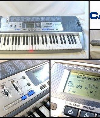 Tastiera musicale casio LK-100