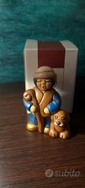 Presepe classico Thun Pastore con cane