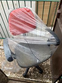 Poltrona con ruote e braccioli ufficio scrivania