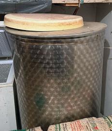 Serbatoio inox per vino