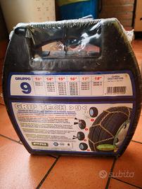 catene da neve 9 mm nuove, ancora sigillate 