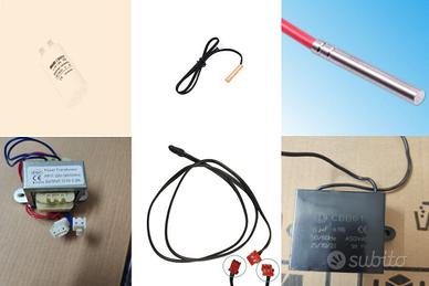 kit : sonde, condensatori e alimentatore. 