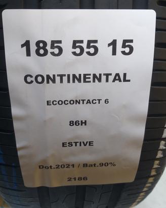 2 GOMME 185 55 15 CONTINENTAL A2186