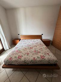 Letto Misuraemme con 2 comodini, materasso e rete