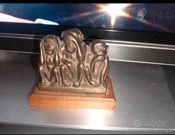 Collezione 3 scimmie sagge 