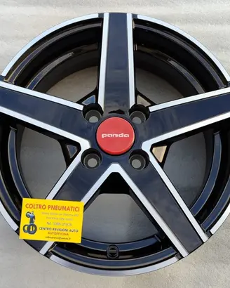 Set Cerchi In lega NUOVI Da 14 Per Fiat 500 Panda