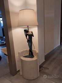 Lampada da terra piantana stile Liberty (Altezza 1
