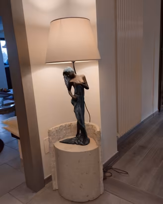 Lampada da terra piantana stile Liberty (Altezza 1