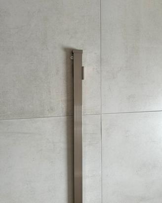 Binari tende moderni, acciaio satinato