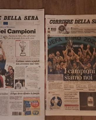 Italia Vittoria Mondiali 2006 e Europei 2020