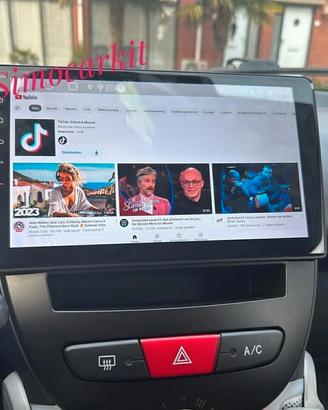 Autoradio Android CarPlay Per Aygo 107 C1