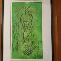 Bel quadro arte astratta contemporanea moderna