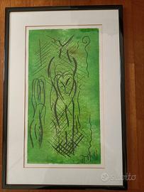 Bel quadro arte astratta contemporanea moderna